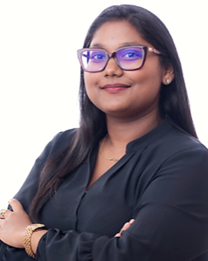 Portrait of Malika Gunputh, Paralegal at Celerity Prime