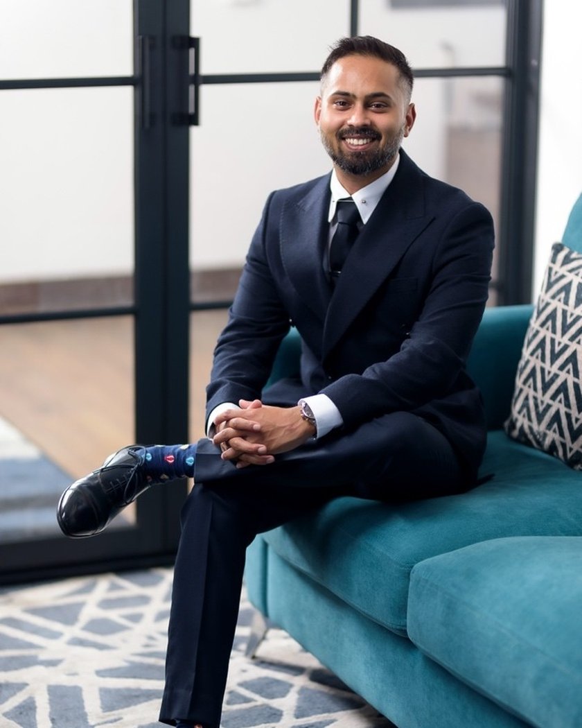 Portrait of Usaama Dauharry, Founder and Managing Partner of Celerity Prime